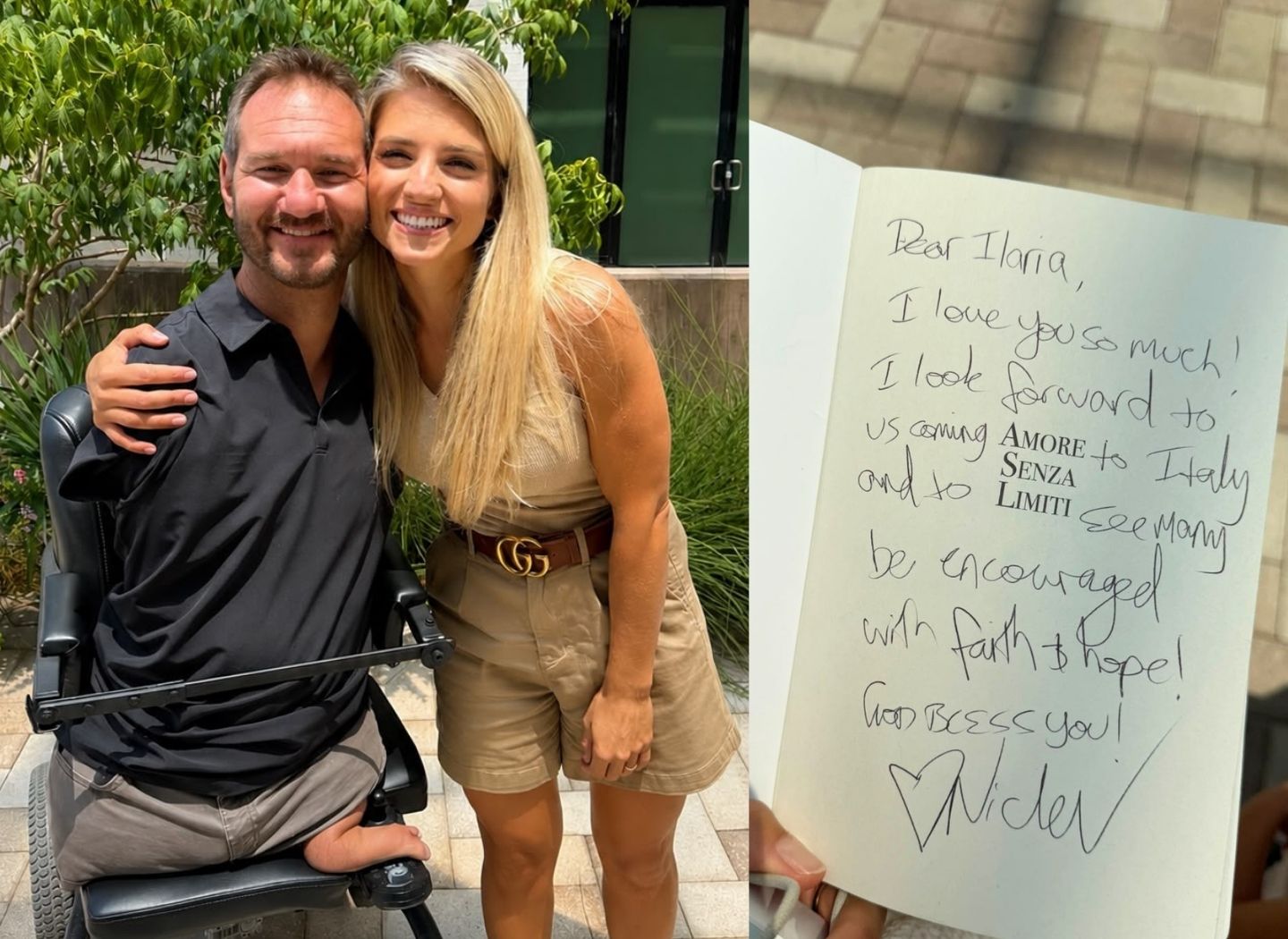 Ho incontrato Nick Vujicic a Dallas. Ora EUN lo porterà in Italia