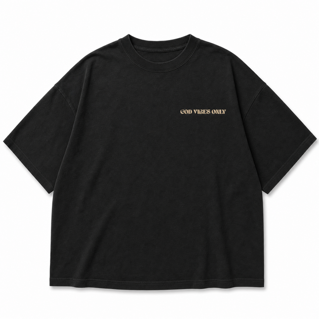 T-shirt "God Vibes Only" Dark Grey - Limited Edition