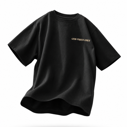 T-shirt "God Vibes Only" Dark Grey - Limited Edition