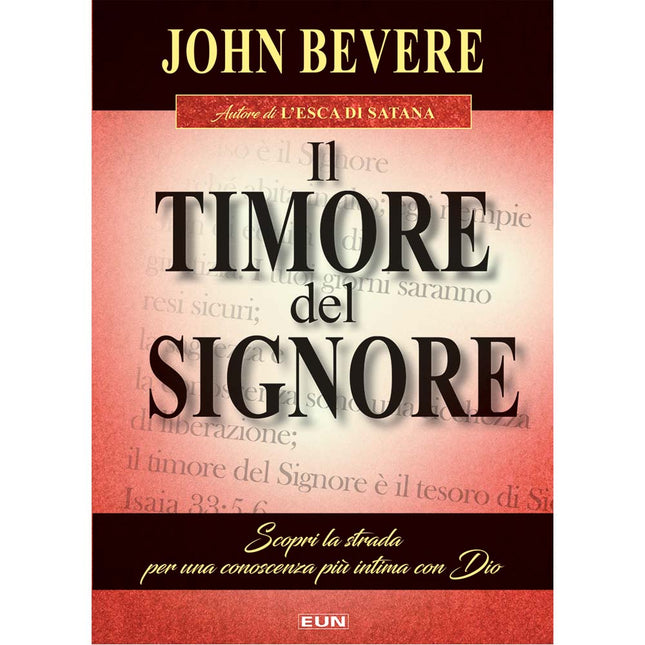 IL TIMORE DEL SIGNORE